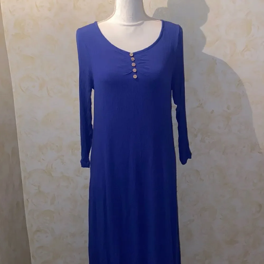 Hanyi Fushi Gauze Royal Blue Dress! - Picture 2 of 10